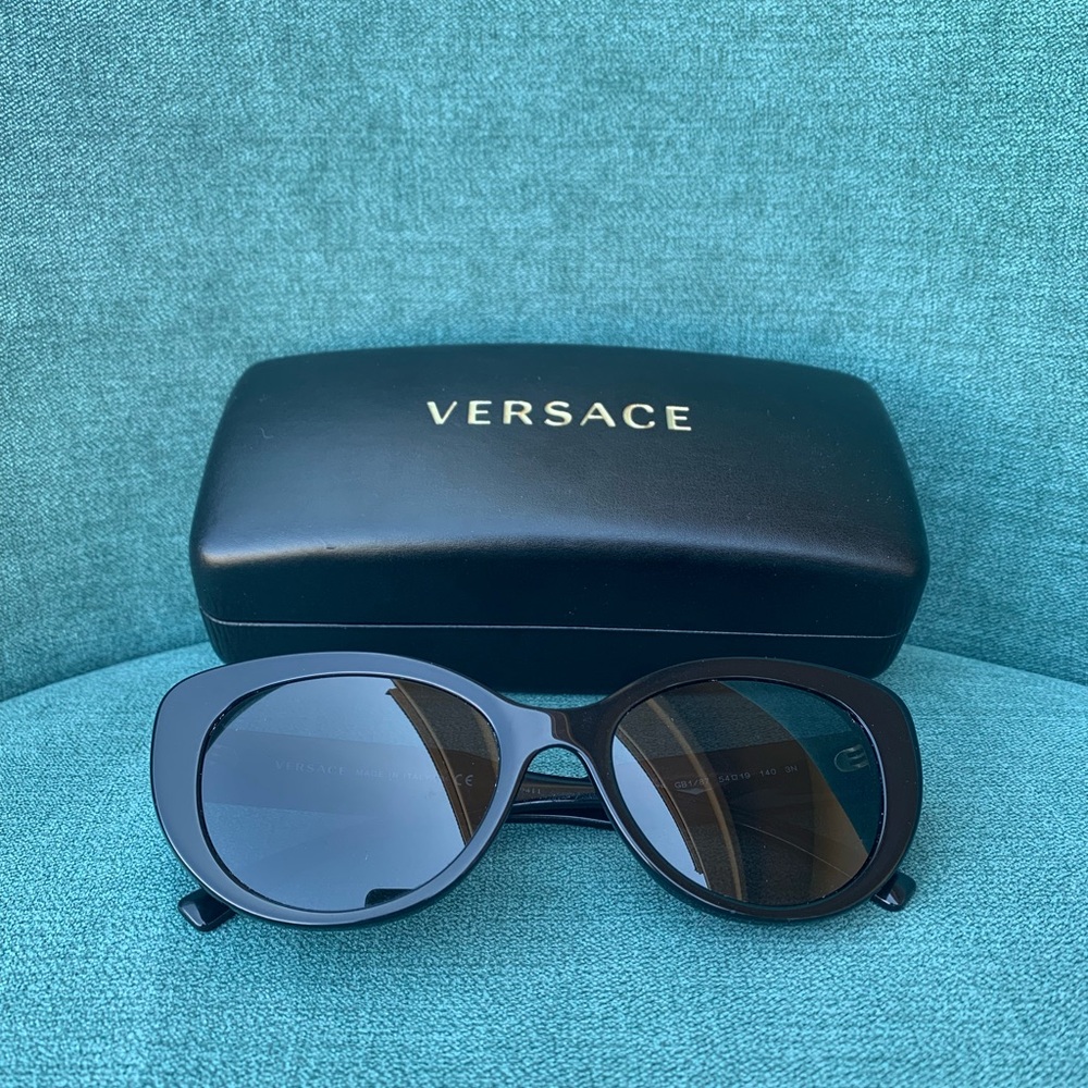 Versace Black Cateye Sunglasses